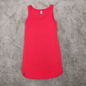Icebreaker Women's Sleeveless Midi Dress Size Small Wool Blend Gorpcore Coral